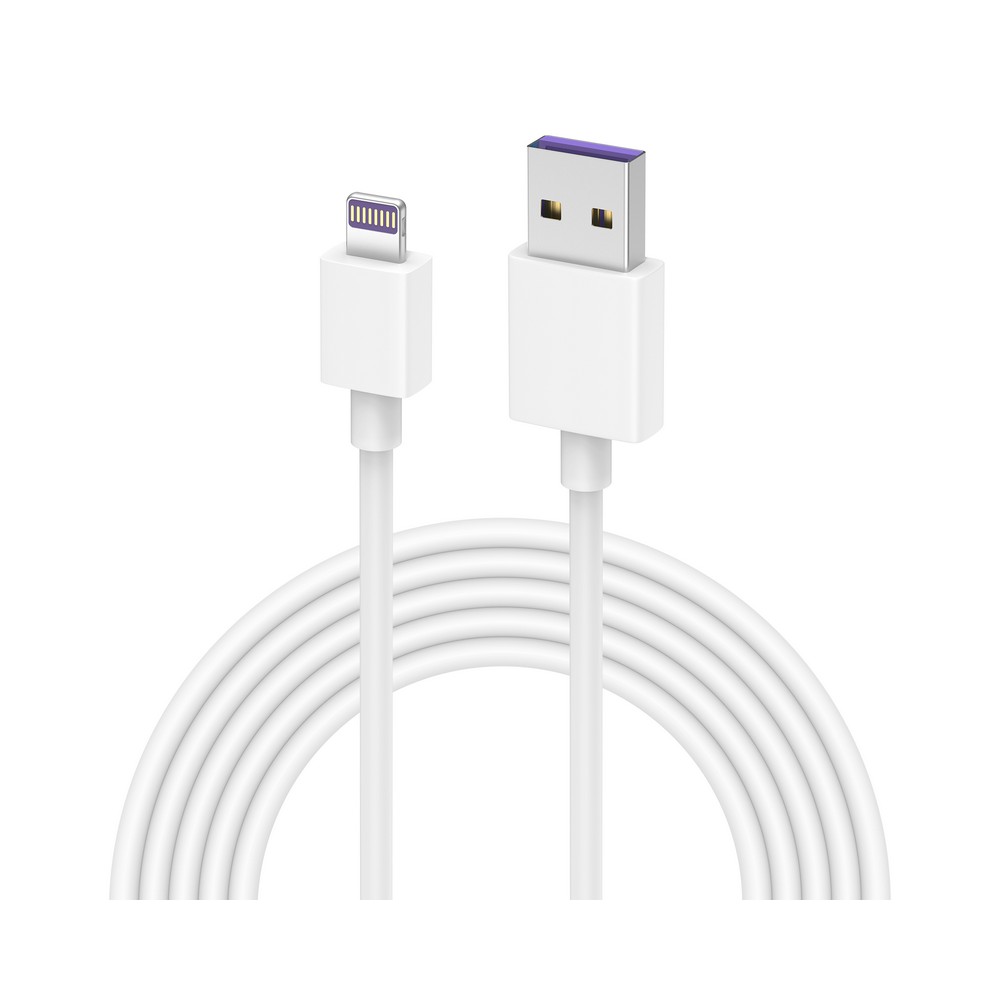 Compatibel met mug Compatibel met DrPhone LS1 USB Lader Stekker Oplader + Kabel 2.4A- 3 Meter - Oplaadkabel –  Adapter – Geschikt voor