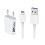 DrPhone LS1 USB Lader Stekker Oplader + Kabel 2.4A- 3 Meter - Oplaadkabel – Adapter – Geschikt voor o.a Apple iPhone /iPad/iPod