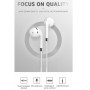 DrPhone - Premium Oordoppen - Headset met 3.5mm jackaansluiting - Oortjes geschikt voor Apple