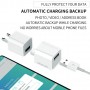 DrPhone BUC Back-up foto-video opslagapparaat Automatische Overdracht - Kaartlezer micro SD geschikt voor iPhone/iPad – Wit