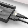 DrPhone NSD3 HDMI Switch TV Dock - 1080P - Oplaadstation – Geschikt voor Nintendo Switch - Zwart