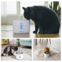 DrPhone AluPet - 2.4L Electrische Dispenser - Huisdieren - Waterautomaat - Fontein - Voor Kat / Hond Met 1 Koolstof Filter