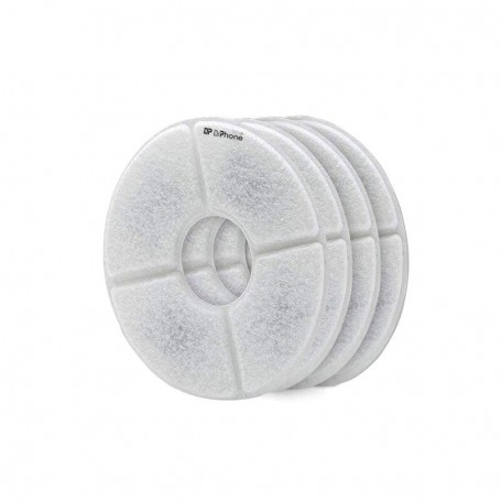 DrPhone AluPet Filter - Drinkfontein Filters - Navulling Set: 4 Stuks - Voor Katten en Honden (3 Maanden)