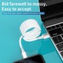 DrPhone MAG - 3A Kabel - Magnetisch Oprolsysteem - Geschikt voor Apple Lightning - iPhone - iPad - 1 Meter Oplaad kabel – Wit