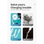 DrPhone MAG - 3A Kabel - Magnetisch Oprolsysteem - Geschikt voor Apple Lightning - iPhone - iPad - 1 Meter Oplaad kabel – Wit