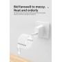 DrPhone MAG - 3A Kabel - Magnetisch Oprolsysteem - Geschikt voor Apple Lightning - iPhone - iPad - 1 Meter Oplaad kabel – Wit
