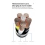 DrPhone MAG - 3A Kabel - Magnetisch Oprolsysteem - Geschikt voor Apple Lightning - iPhone - iPad - 1 Meter Oplaad kabel – Wit