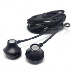 DrPhone Hi12 USB C Oordoppen – met ingebouwde DAC- 36 Bit - HiFi Stereo Headset met Mic + Volume Controle & Bass - Zwart