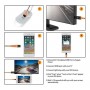 DrPhone Lightning naar HDTV Kabel + Opladen – Powercharge – Gevlochten & Stevig – 1080P HD – 2 meter – Plug and Play – Oranje