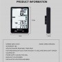 DrPhone FC1 – Fiets Computer – 18 Functies – Waterdicht – Draadloos - Zwart