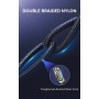 DrPhone MDD Series Lightning Oplaadkabel 2.4A – Oplaadsnoer - 90 graden Haaks Nylon Gevlochten Kabel & Data synchronisatie - 1M