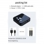 DrPhone BAZ1 – Bluetooth Audio Zender - Plug and Play – Krachtig – Zwart / Donker Blauw