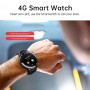 DrPhone SW12 Instinct - 4G LTE Smartwatch Mannen - Android 7.1 met 3GB Ram 32B Opslag - GPS - Gezicht ID - 2x Camera - Bruin