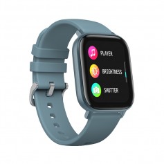 DrPhone GTE Smart - Smartwatch + Tracker - Notificaties - Hartslagmeter - Da Fit (NL App) - Voor iPhone / Samsung etc - Grijs