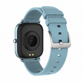 DrPhone GTE Smart - Smartwatch + Tracker - Notificaties - Hartslagmeter - Da Fit (NL App) - Voor iPhone / Samsung etc - Grijs