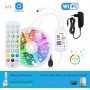 Drphone AG05 - LED Strip RGB - 15 METER - WiFi - Draadloos - Amazon Alexa / Google Home - Smart Life / Tuya - App Bediening