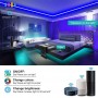 Drphone AG06 - LED Strip RGB - 15 METER - WiFi - Draadloos - Muziek afspelen - Ip65 Amazon Alexa / Google Home - App Bediening