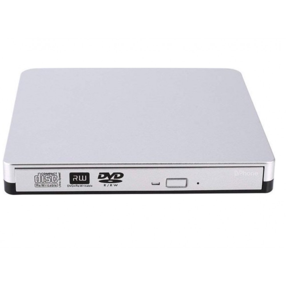 DrPhone DW1 - Externe DVD/CD Writer - DVD Speler - USB 3.0 - Windows / Mac / Macbook