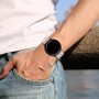 DrPhone NGQ Universele 20mm Nylon Geweven Elastische Band met klittenband - Horlogeband – Armband - Grijs