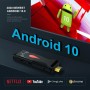 DrPhone MTS Mini TV Stick 4K - 2.4G - Wifi -Smart TV - Media Player - Ontvanger Android 10 - 1GB Ram - 8GB Geheugen