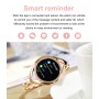 DrPhone Ladies ART - Smartwatch Vrouwen - Luxe Armband - Ultradunne Slimme Horloge - Hartslagmeter - Stappenteller - Zilver