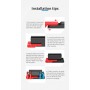 DrPhone NSD6 - 6 in 1 Dock - Oplaad Station – Geschikt voor Nintendo Switch – Joycon’s / Game-slots & USB 2.0– Zwart