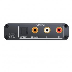 DrPhone ARC11 Audio-extractor - ARC - HDMI met digitale optische TOSLINK SPDIF/coaxiale en analoge 3,5 mm L/R stereo