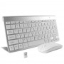 Elementkey V09 - Draadloos Toetsenbord - 2.4GHz - Muis - Geschikt voor Computer - Laptop - Wit