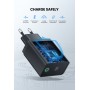 DrPhone HALO10 - 20W PD Snel Lader – USB-C Thuislader - Quick Charge 4.0 - 5V 3A / 9V 2.2A met LED ring - Wit