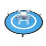 LUXWALLET Drone Landingsbaan – 75 CM – Waterdicht – Nylon - Drone Accessoires – Dubbelzijdig - Oranje / Blauw