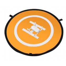 LUXWALLET Drone Landingsbaan – 75 CM – Waterdicht – Nylon - Drone Accessoires – Dubbelzijdig - Oranje / Blauw