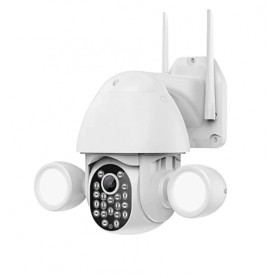 DrPhone IPCAM2 - 355° PTZ Camera – CCTV – 3MP Full HD 1080P – Bewegingssensor – Waterdicht - Tuya Mobiele Applicatie Bediening