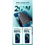 DrPhone HALO6 - 20W 4 USB Poorten Snel Lader – USB-C PD 3.0 - QC 4.0 Thuislader- Oplader 5V 3A / 9V 2.2A - Universeel – Wit