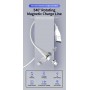 DrPhone OMNIA 540° - 3 in 1 (Micro USB / Lightning / USB-C) Magnetische Oplaadkabel - Oplader 9V Kabel - Zwart