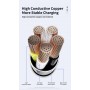 DrPhone OMNIA 540° - Lightning Magnetische Oplader 5V 3A kabel – Premium Geschikt voor o.a iPhone / iPod / Airpods / iPad