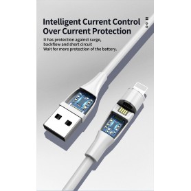 DrPhone OMNIA 540° - Lightning Magnetische Oplader 5V 3A kabel – Premium Geschikt voor o.a iPhone / iPod / Airpods / iPad