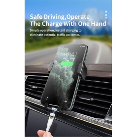 DrPhone OMNIA 540° - Lightning Magnetische Oplader 5V 3A kabel – Premium Geschikt voor o.a iPhone / iPod / Airpods / iPad
