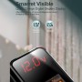 DrPhone HALOXI - 18W Thuislader - 2x USB 3.0 Qualcom 3.0 Quick Charge met Digitale Display scherm - Adapter - Snel Lader– Zwart