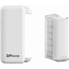 DrPhone PI1 - PrintPods - Inkjet Printer - Draagbaar - Wifi/bluethooth - Geschikt voor Android/IOS - Wit