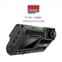 DrPhone RangeT1 Dashcam – Full HD 1080P – WiFI + Dubbele Sony IMX323 Lens - Nachtzicht - Loop Opneemfunctie - Zwart