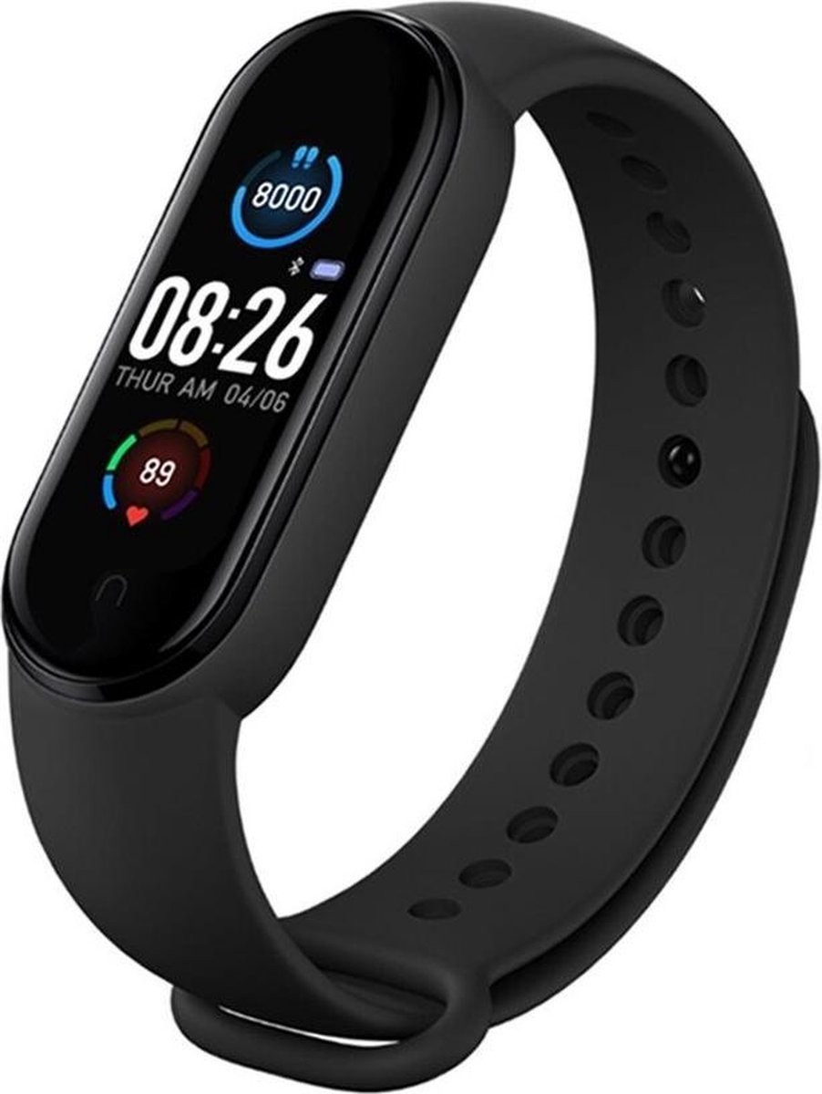 DrPhone K5 - 2021 Model Activity tracker voor Kinderen / Slimme Horloge - App - Sportfunctie – Slaap Monitor - Zwart