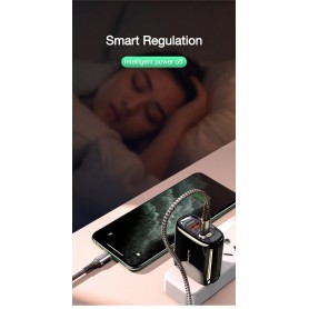 DrPhone CFL USB-C naar Lightning Oplaadkabel – PD ( power delivery) – 18W – Geschikt voor iOS Smartphones & iOS Tablets - Grijs