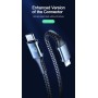 DrPhone CFL USB-C naar Lightning Oplaadkabel – PD ( power delivery) – 18W – Geschikt voor iOS Smartphones & iOS Tablets - Grijs