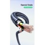 DrPhone CFL USB-C naar Lightning Oplaadkabel – PD ( power delivery) – 18W – Geschikt voor iOS Smartphones & iOS Tablets - Grijs