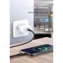 DrPhone UNL2 USB-C naar Lightning 9V Snelle Oplaadkabel –20W – Nylon - Geschikt voor iOS Smartphones & iOS Tablets - Data Sync