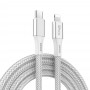 DrPhone UNL2 USB-C naar Lightning 9V Snelle Oplaadkabel –20W –Geschikt voor iOS Smartphones & iOS Tablets -Data Sync -2M