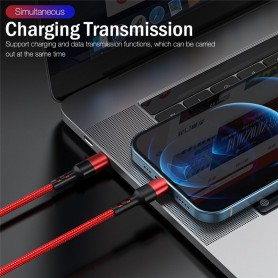 DrPhone UNL3 USB-C naar Lightning 9V Snelle Oplaadkabel –20W –Geschikt voor iOS Smartphones & iOS Tablets -Data Sync -2M