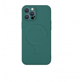 DrPhone YCA1 - Siliconen Hoesje – Magnetisch - TPU – Back Cover – 6,1 Inch - Geschikt voor iOS Smartphone 13 Pro - Khaki