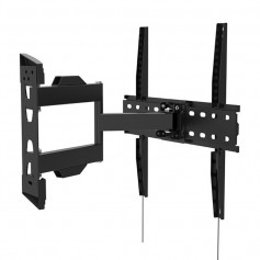 DrPhone TMB1 – Vergrendelbare TV Muurbeugel – 26 / 55 INCH – Kabel Management Systeem – Voor Tv, OLED en Monitoren - Zwart
