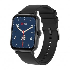 DrPhone GTE8 - Slimme Horloge / Smartwatch voor Mannen / Vrouwen - Zwemmen - Stappenteller - Hartslag Voor IOS / Android - Zwart
